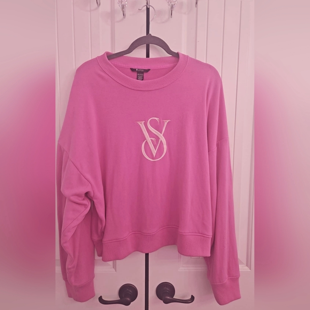 Victoria's Secret Pink Logo Pullover
